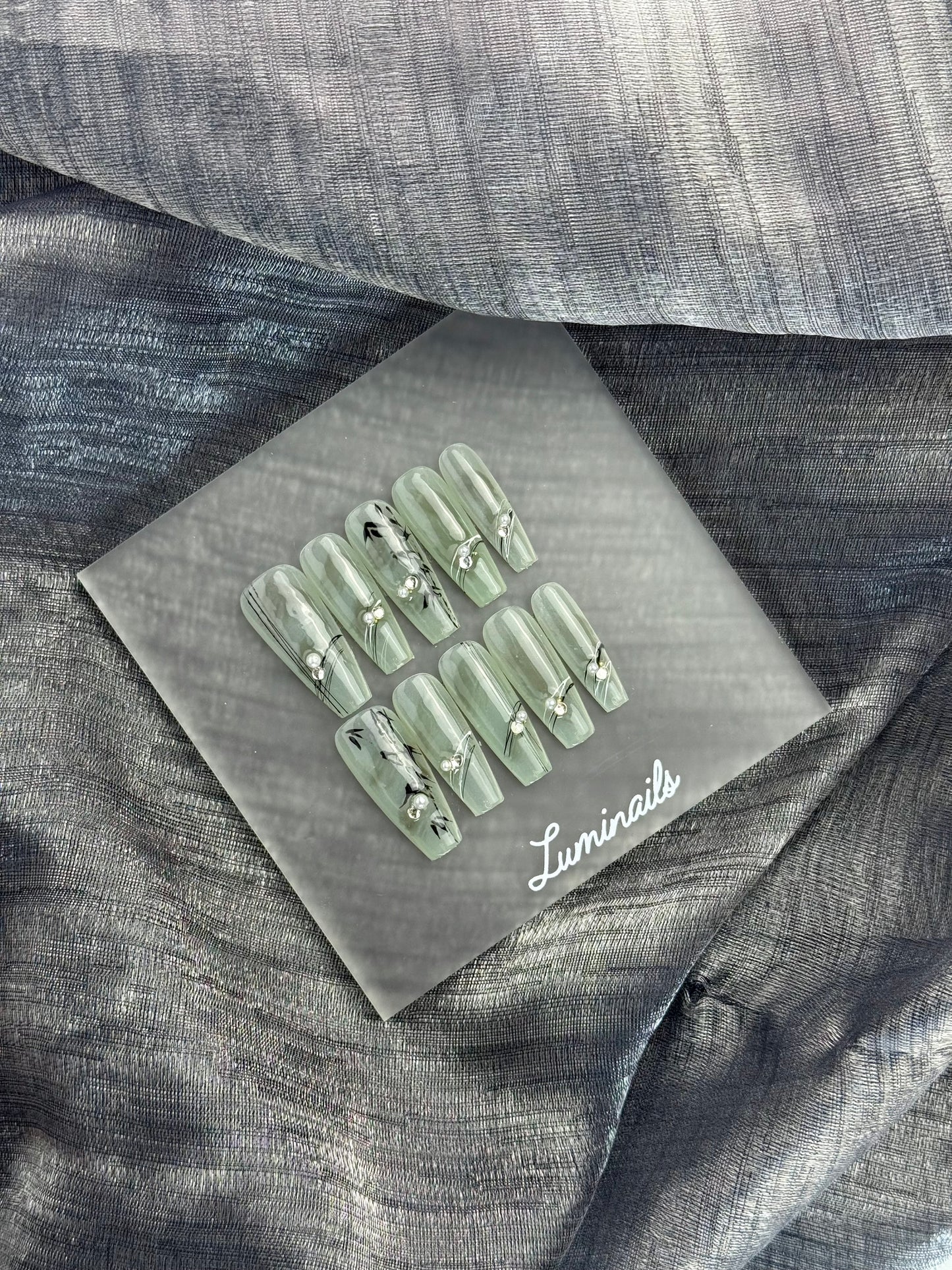 Chilled Mist Bamboo Nails