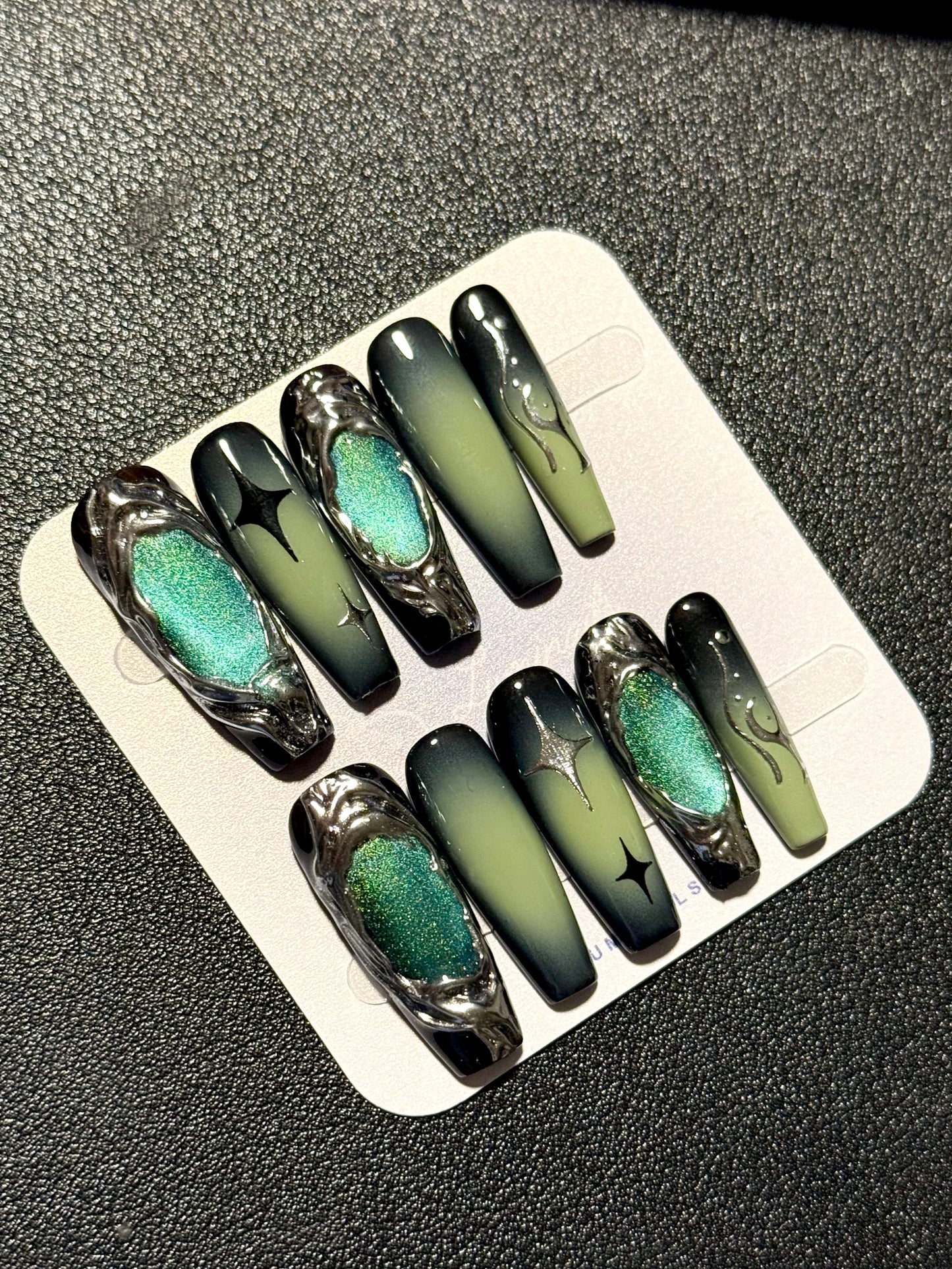 Verdant Dreamscape Nails