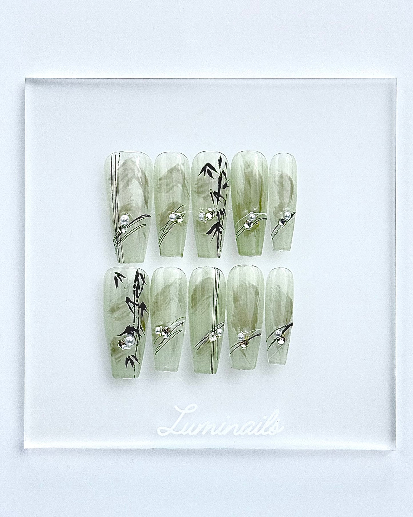 Chilled Mist Bamboo Nails