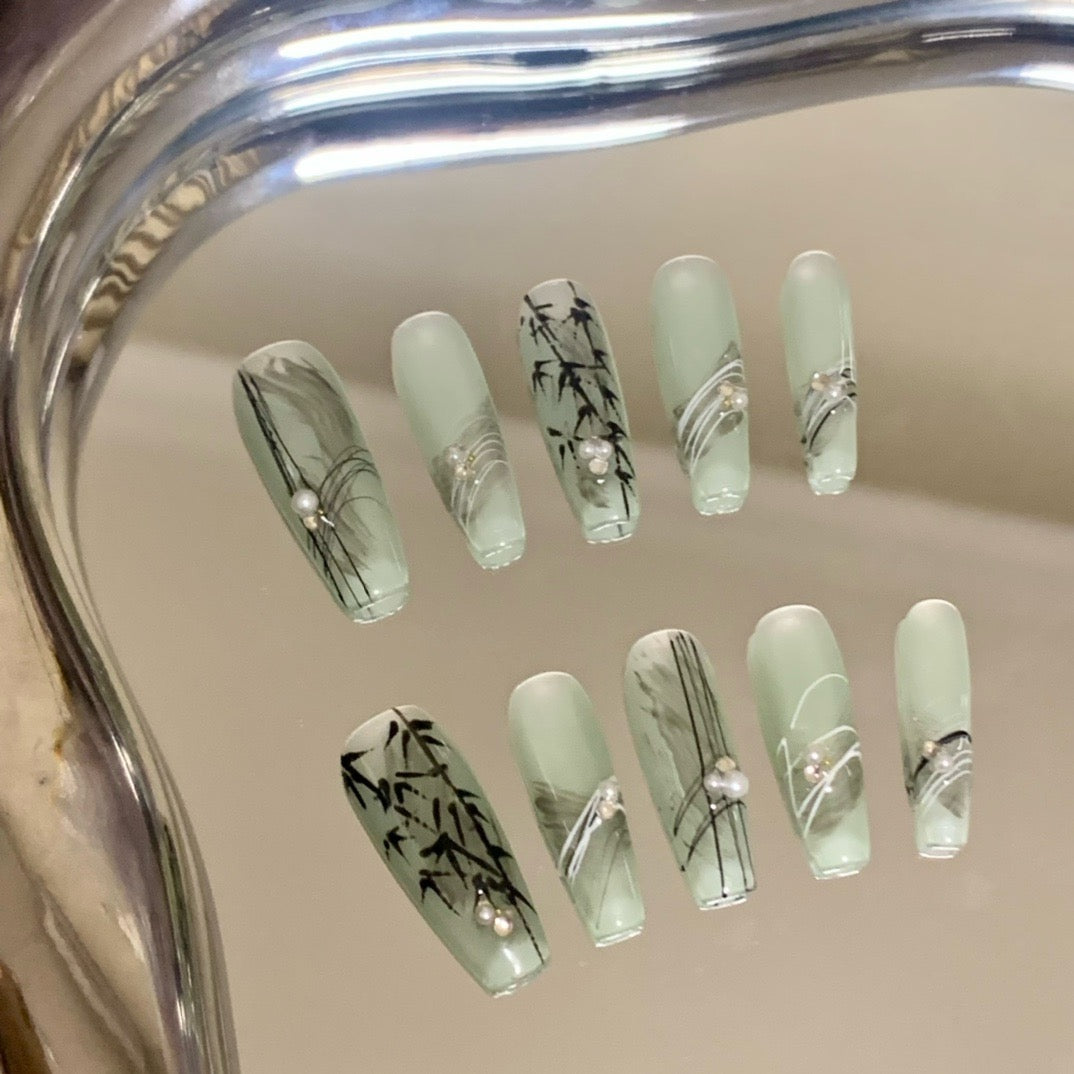 Chilled Mist Bamboo Nails