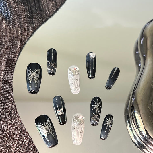 Nocturnal Duet Nails