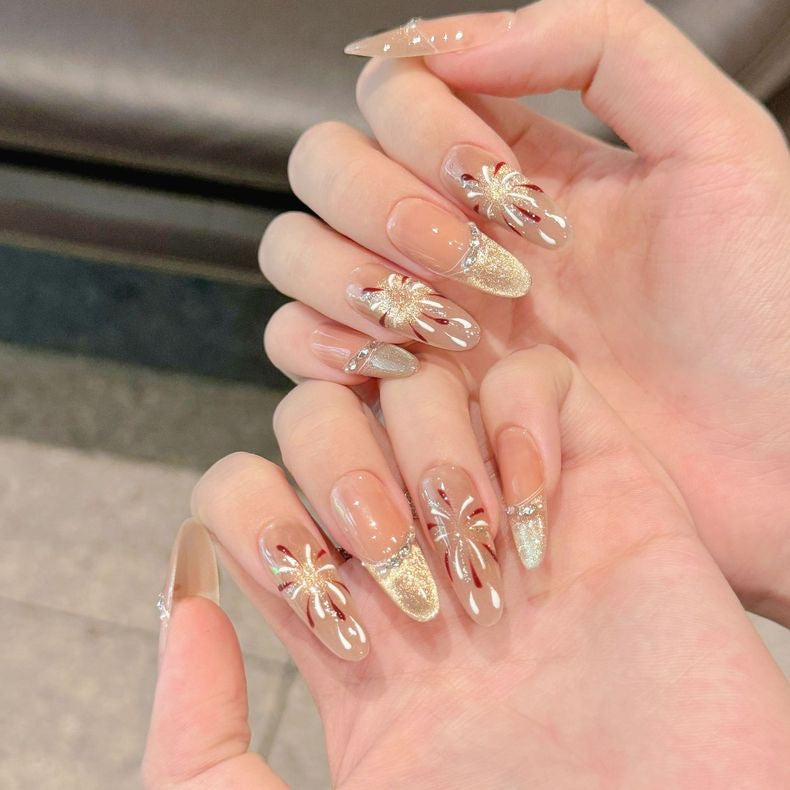 Midnight Spark Nails