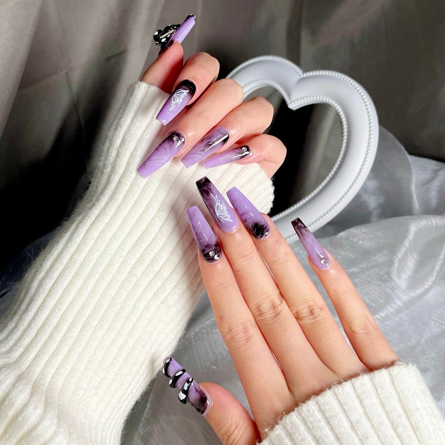 Purple Enchantress Nails