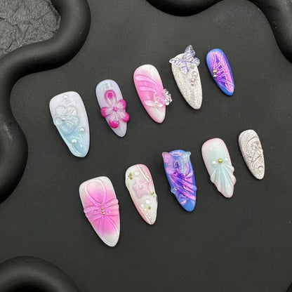 Whimsical Petal Nails
