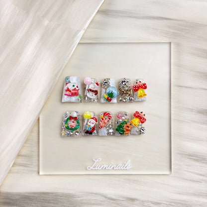 Christmas Carnival Nails