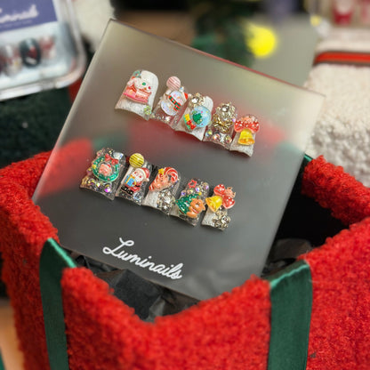 Christmas Carnival Nails