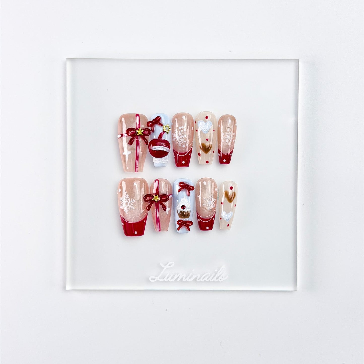 Cherry Sweetheart Nails