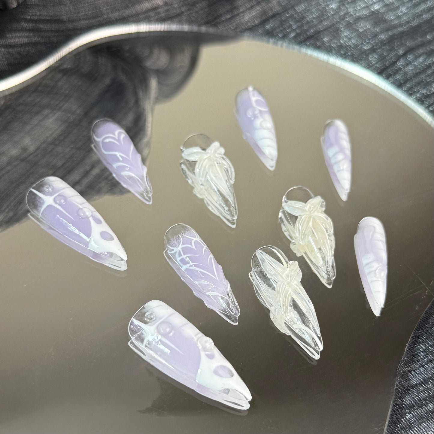 Patels in Violet Nails