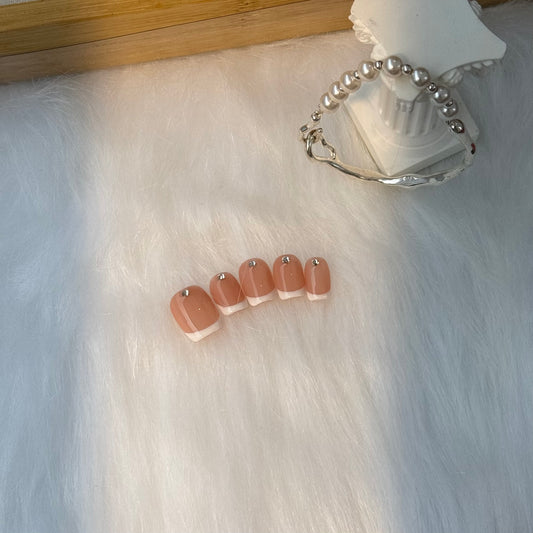 White French Tips Nails