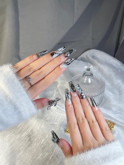 Secret Garden Blooms Nails