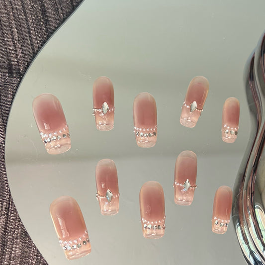 Dusty Rose Nails