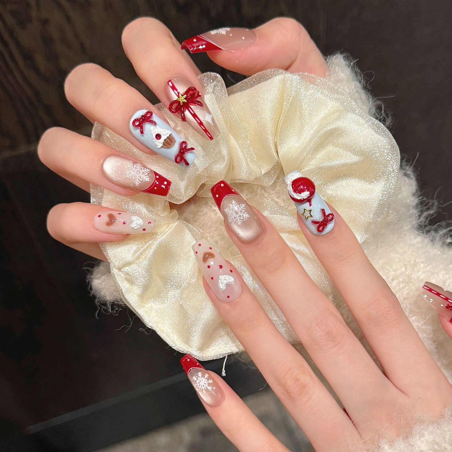 Cherry Sweetheart Nails
