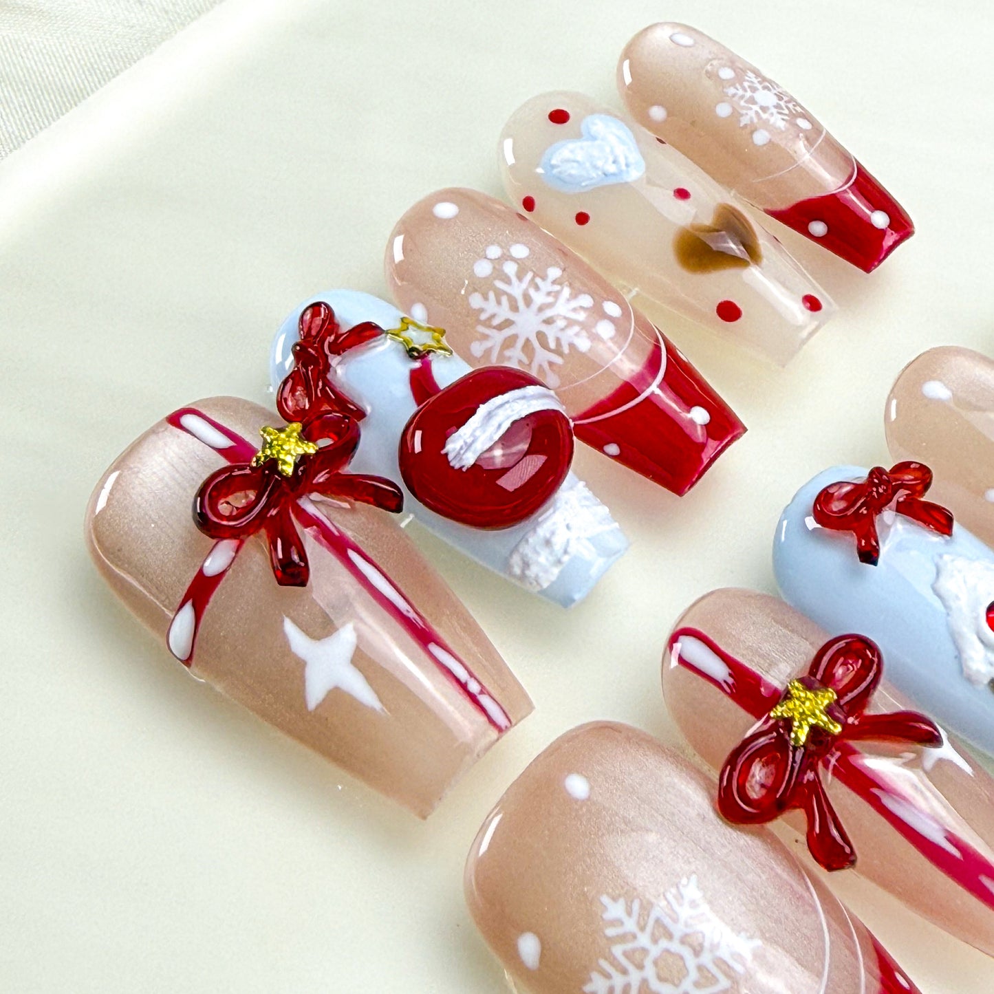 Cherry Sweetheart Nails