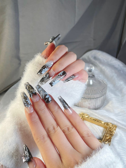 Secret Garden Blooms Nails