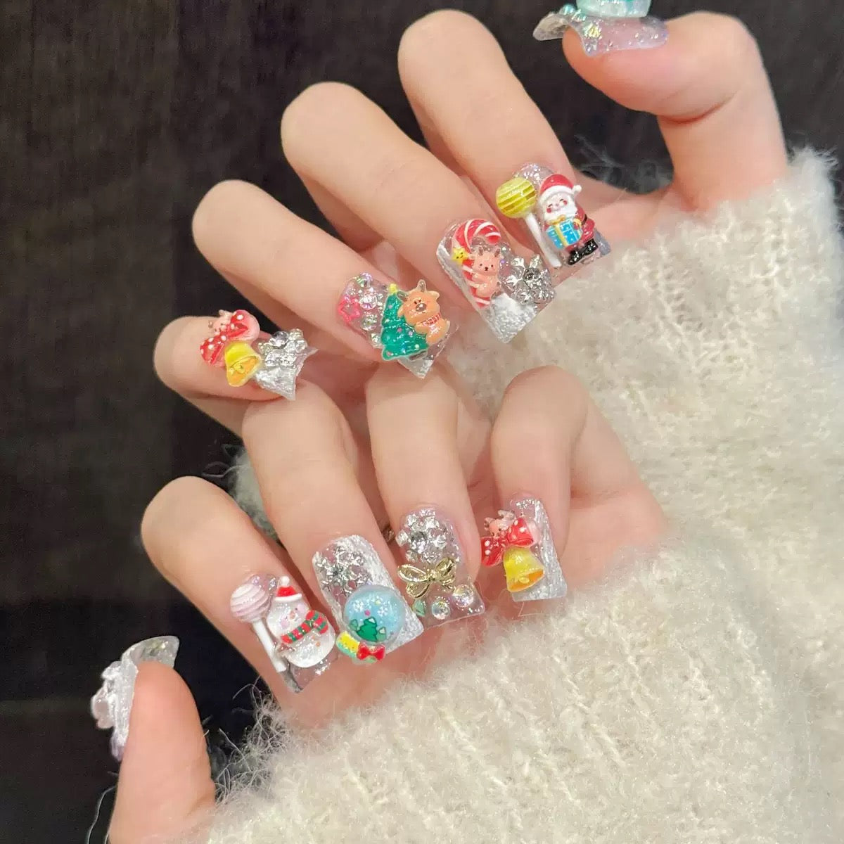 Christmas Carnival Nails