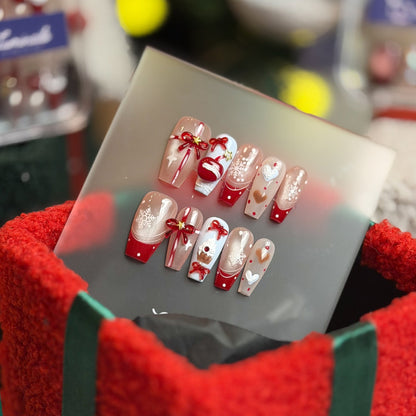 Cherry Sweetheart Nails