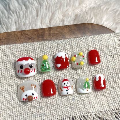 Mini Christmas Party Nails