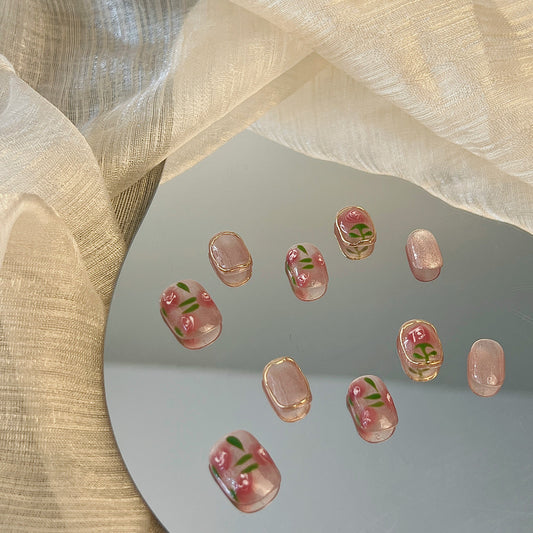 Rose Manor Short Nails