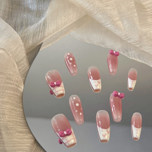 Princess Bow Nails