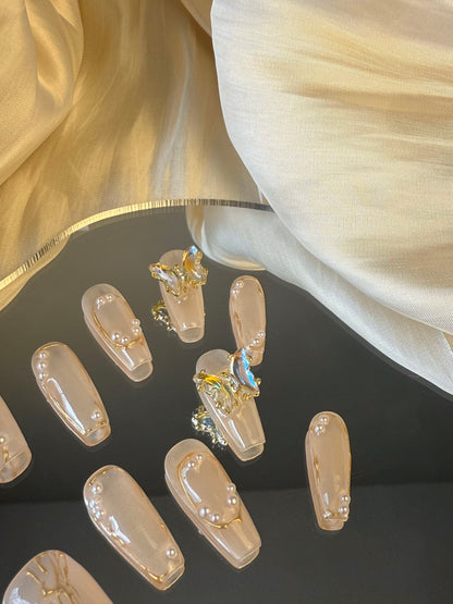 Butterfly Baroque Nails