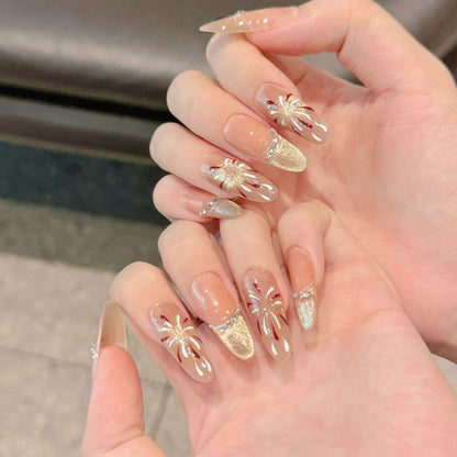 Midnight Spark Nails